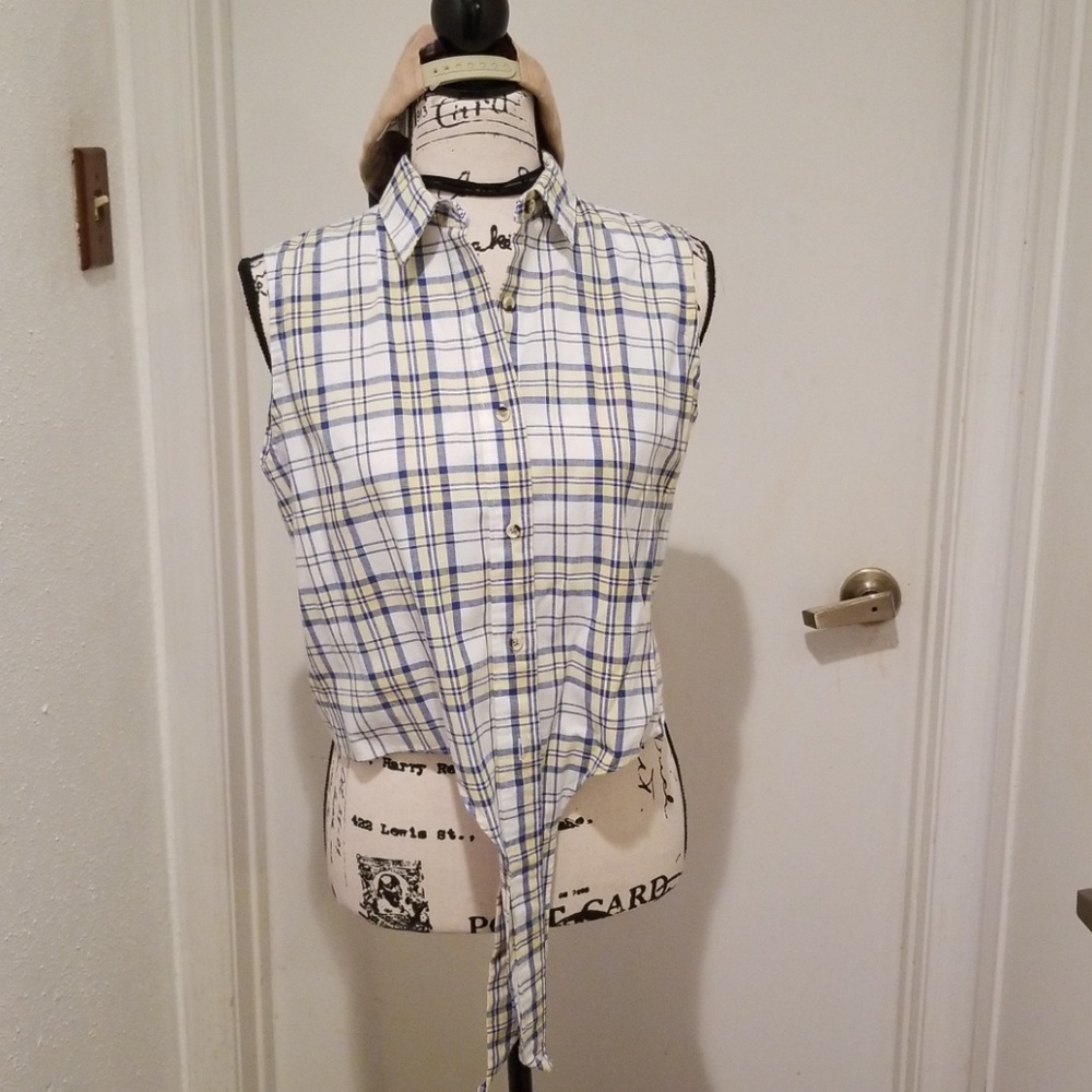 Plaid Country Western Top